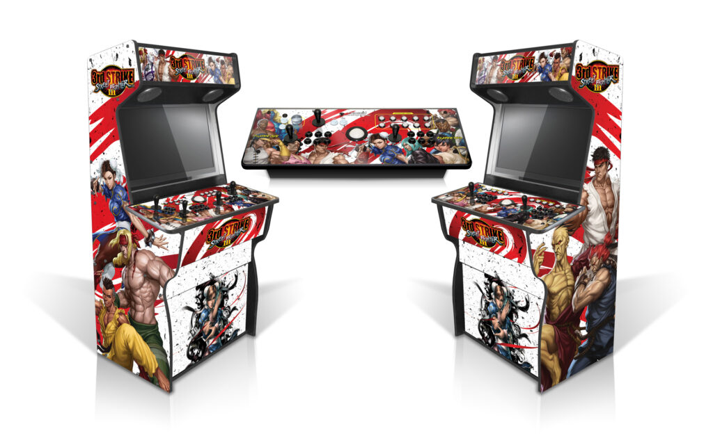 Street Fighter Third Strike Arcade Cabinet Double Mockup