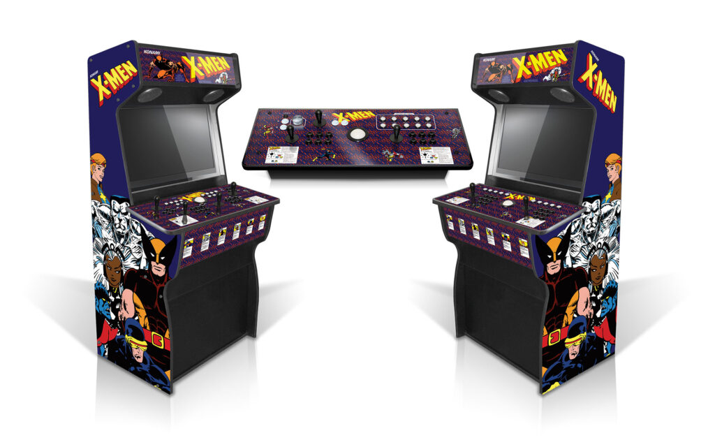 X-Men Arcade Cabinet Double Mockup