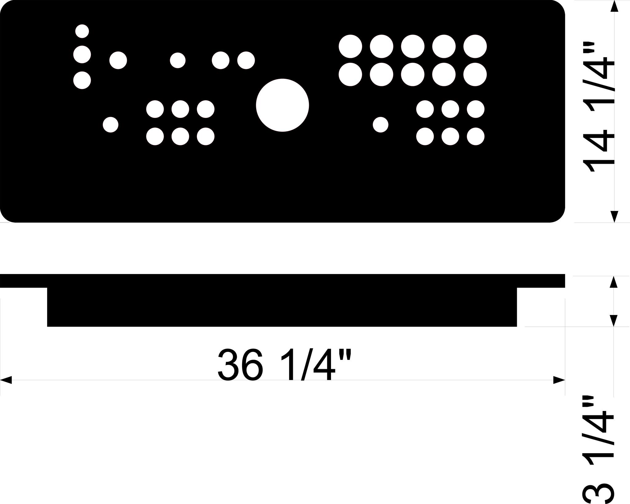 Controller dimensions