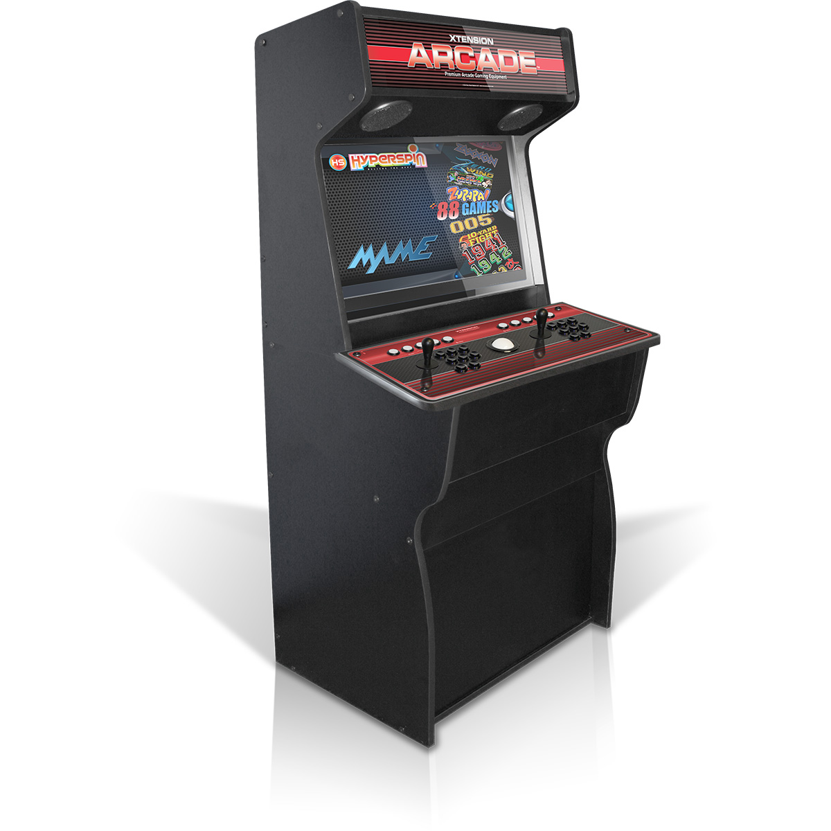 Upright Xtension 2 Player Arcade Machine – Rec Room Masters