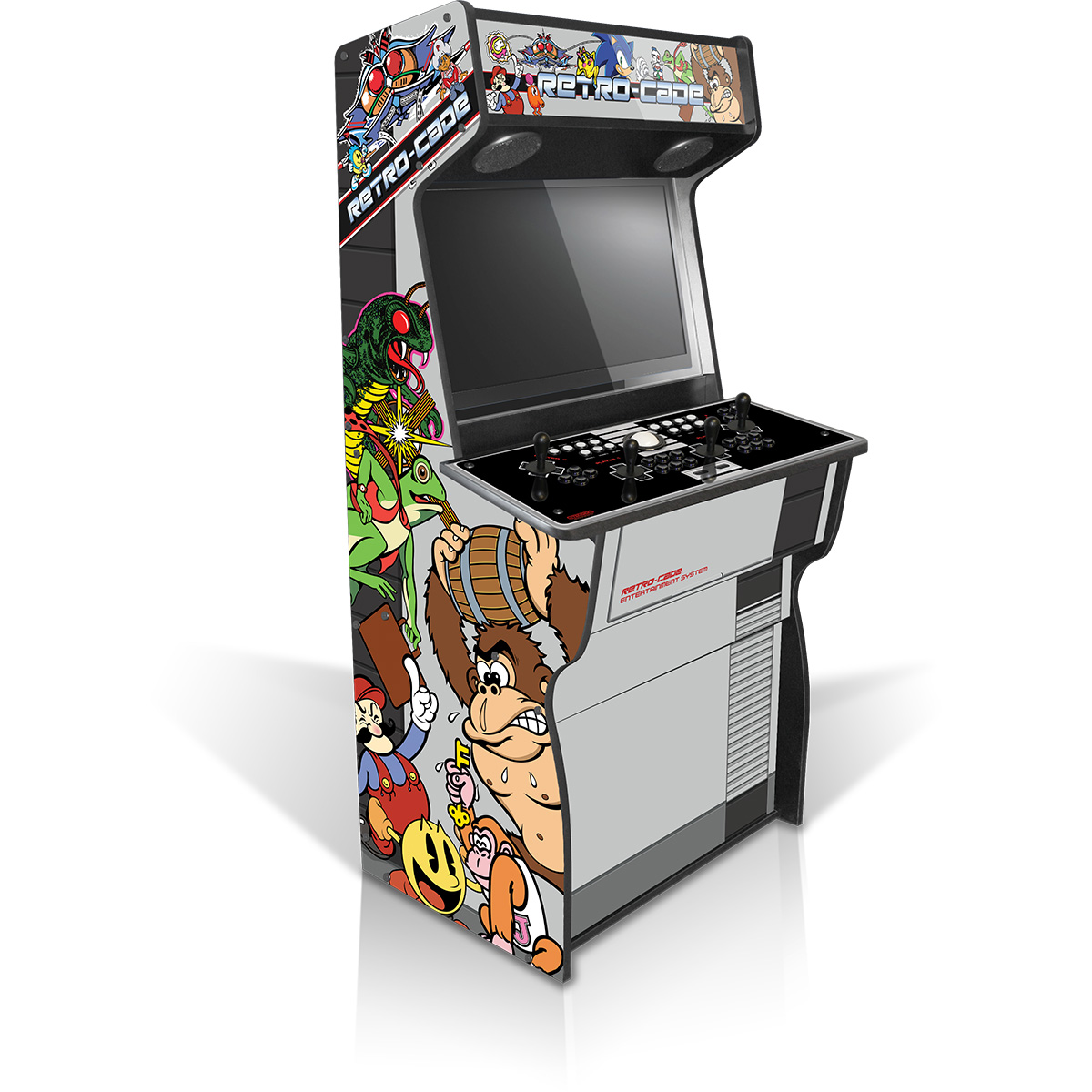 Upright Xtension 4 Player Arcade Machine